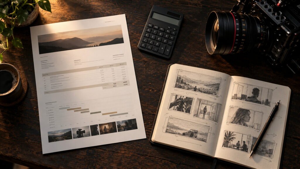 wat kost een bedrijfsfilm – offerte en planning