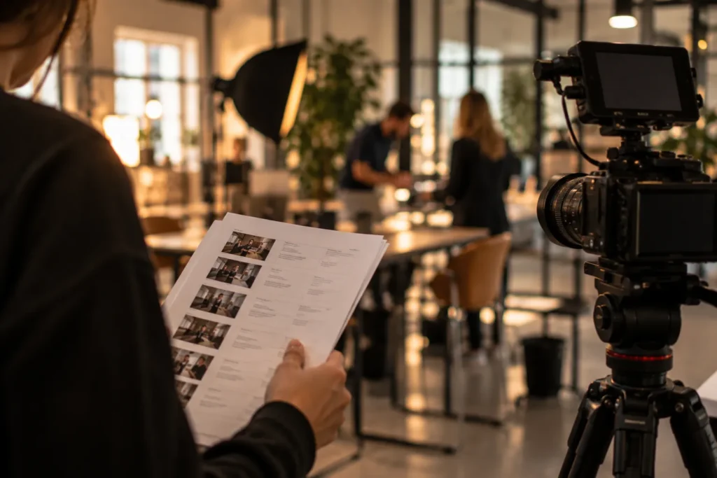 shotlist voor een fotoshoot