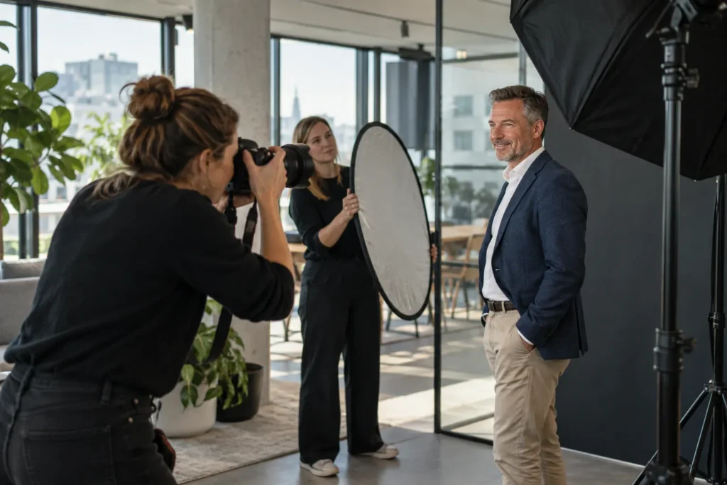 wat kost een fotoshoot – zakelijke fotoshoot op locatie